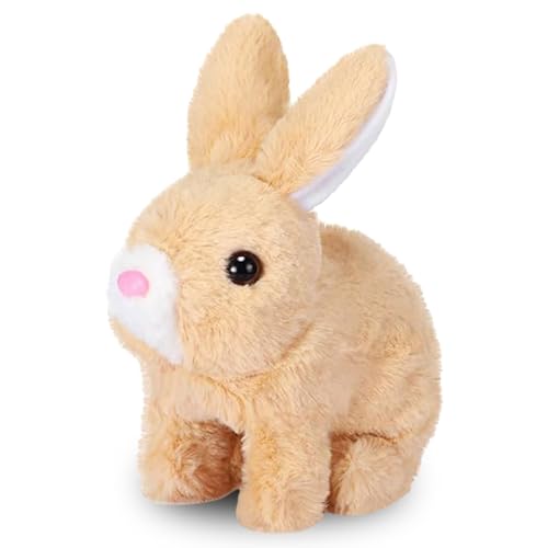 YeahBoom Hüpfendes Kaninchen,Hase Elektrisch Spielzeug,Hüpfendes Kaninchen Spielzeug,Plüschhasenspielzeug,Osterhase Stofftier Klein,Interaktives Elektronisches Haustier,Hasen Kuscheltiere Klein YeahBoom Hüpfendes Kaninchen,Hase Elektrisch Spielzeug,Hüpfendes Kaninchen Spielzeug,Plüschhasenspielzeug,Osterhase Stofftier Klein,Interaktives Elektronisches Haustier,Hasen Kuscheltiere Klein von YeahBoom