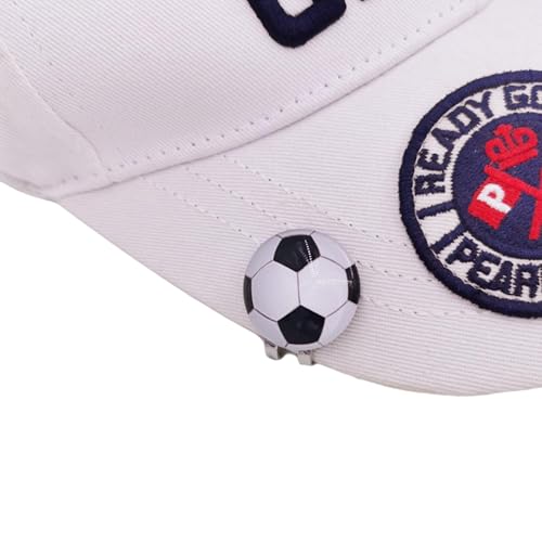 Yeahdor Golf-hutklammer Mark Ball Marker: Magnetisches Grün-ballmarker, Wegwerfartikel Für Golf, Ballmarkierung, Golfzubehör Fußball Einheitsgröße von Yeahdor