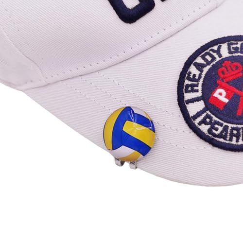 Yeahdor Golf-hutklammer Mark Ball Marker: Magnetisches Grün-ballmarker, Wegwerfartikel Für Golf, Ballmarkierung, Golfzubehör Volleyball bunt Einheitsgröße von Yeahdor