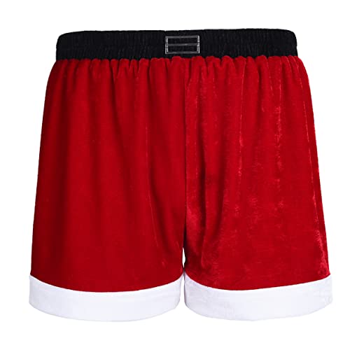 Yeahdor Herren Weihnachten Kostüm Samt Weihnachtshorts Boxershorts Slip Hotpants Weihnachtsmann Kostüm Unterhose Cosplay Party Geschenk BJ Rot A L Yeahdor Herren Weihnachten Kostüm Samt Weihnachtshorts Boxershorts Slip Hotpants Weihnachtsmann Kostüm Unterhose Cosplay Party Geschenk BJ Rot A L von Yeahdor