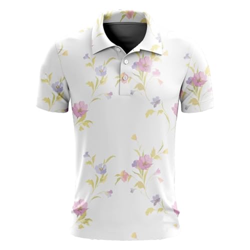 Yeahdor Neues Casual Herren-golf-druck-shirt Sommer, Atmungsaktiv & Schweißableitend, Relaxed Fit, Blumenmuster Typ K 4XL Yeahdor Neues Casual Herren-golf-druck-shirt Sommer, Atmungsaktiv & Schweißableitend, Relaxed Fit, Blumenmuster Typ K 4XL von Yeahdor