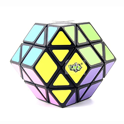 Yealvin 12-Achsen-Dodekaeder Rhombischer Würfel Dodekaeder Magic Speed Cube Twisty Puzzle Spielzeug von Yealvin