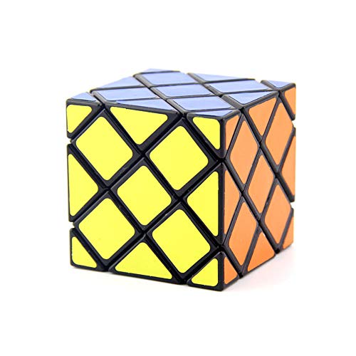 Yealvin 8-Achsen Zauberwürfel Black Skewb Twisty Puzzle Cube Denksportaufgaben Smooth Magic Cubes Puzzles Kollektion (8-Achsen 6-facettierter Zauberwürfel) von Yealvin