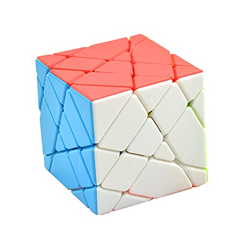 Yealvin Axis Cube, 4x4x4 Axis Magic Speed Cube 4x4 Stickerless Fisher Cube Brain Teasers Puzzle-Spielzeug für Kinder von Yealvin