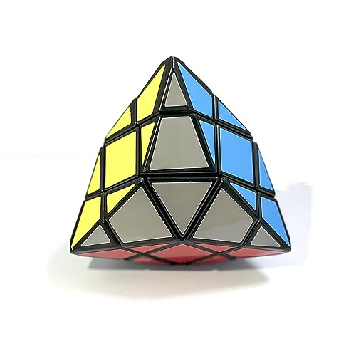 Yealvin Polyeder-Pyramiden-Zauberwürfel Puzzle-Würfel Polyeder Unregelmäßiger Pyraminx-Zauberwürfel von Yealvin