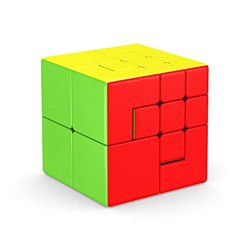 Yealvin Puppet Cube 3x3 Stickerles Bandaged Magic Speed Cube Puzzle Cube Gehirn Teasers von Yealvin