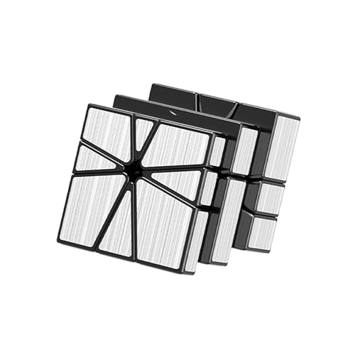YealvinSpiegel magnetischer Zauberwürfel Skewb Twisty Puzzle Cube Denksportaufgaben Smooth Magic Cubes Puzzles Kollektion (SQ-1) von Yealvin