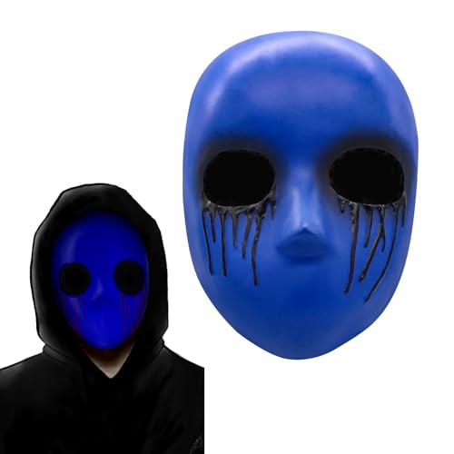 Yearsahrk Eyeless Jack Maske Halloween Scary Sally Face Maske Horror Jeff der Killer Maske Anime Maske Halloween Kostüm Cosplay Requisiten von Yearsahrk