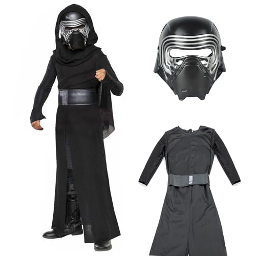 Yearsahrk Kylo Ren Kostüm mit Black Series Maske Kinder Force Alien Awakens Jedi Kostüm Karneval Halloween Kostüm Cosplay Requisiten Yearsahrk Kylo Ren Kostüm mit Black Series Maske Kinder Force Alien Awakens Jedi Kostüm Karneval Halloween Kostüm Cosplay Requisiten von Yearsahrk