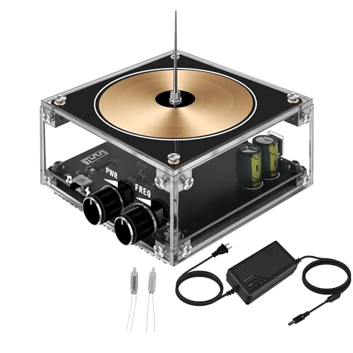 Tesla-Spule für BT-Musik, Plasma-Lautsprecher, kabellose Übertragung, wissenschaftliche Unterrichtserfahrung, Schreibtischspielzeug, künstlicher Lichtbogengenerator, Experimentiermodell Tesla-Spule für BT-Musik, Plasma-Lautsprecher, kabellose Übertragung, wissenschaftliche Unterrichtserfahrung, Schreibtischspielzeug, künstlicher Lichtbogengenerator, Experimentiermodell von Yeascatti