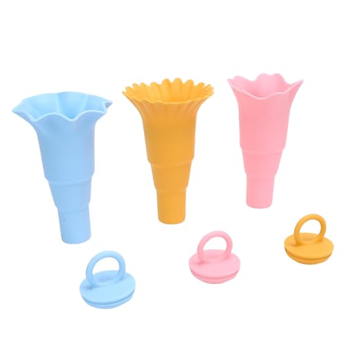 Yechiry 3 Pack Wiederverwendbares Silikon -Eiscreme -Kegelhalter, Faltbare Tropfsichere Schneekegelbecher mit Deckel für Erwachsene Desserts Leckereien Yechiry 3 Pack Wiederverwendbares Silikon -Eiscreme -Kegelhalter, Faltbare Tropfsichere Schneekegelbecher mit Deckel für Erwachsene Desserts Leckereien von Yechiry
