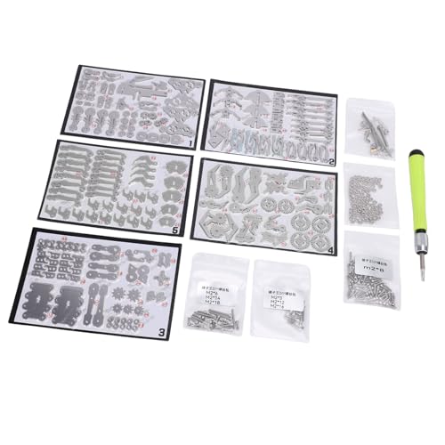 Yechiry 3D-Metallpuzzles, 3D-Metall-Skorpion-Modellbausatz Zum Zusammenbauen, DIY-Mechanischer Skorpion-Bausatz mit Farbenfrohem Galvanisierungsdesign, Lernspielzeug für Kinder (Silver) von Yechiry