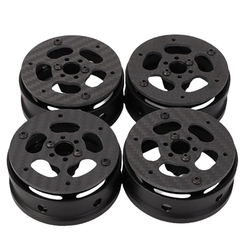 Yechiry 4pcs Beadlock -, 2,2in Ultra -leichte Hochfestigkeits -Verbundmaterial -Frontplatte mit Verbesserter Kletterstabilität, Kompetent mit den Meisten 1/10 RC -Crawler -Autos von Yechiry