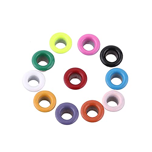 Yechiry 500pcs Gemischte Farben 3 Mm Runde Formmetall -Ösen Schnalle für Scrapbooking Card Make Craft Leder Heiße, Tolle Accessoires für Schnürsenkel, Gürtel, Kleidung, Hüte, Anzüge, Yechiry 500pcs Gemischte Farben 3 Mm Runde Formmetall -Ösen Schnalle für Scrapbooking Card Make Craft Leder Heiße, Tolle Accessoires für Schnürsenkel, Gürtel, Kleidung, Hüte, Anzüge, von Yechiry