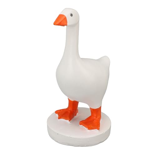 Yechiry 6,5 Zoll Magnetgans Schlüsselhalter, 1 Stcs Harz Gans Schlüsselbundhalter, Raumdekorationen, Niedliche Figur -Ornamentgans, Mini -Desktop Gans Statuen für Wohnkultur von Yechiry