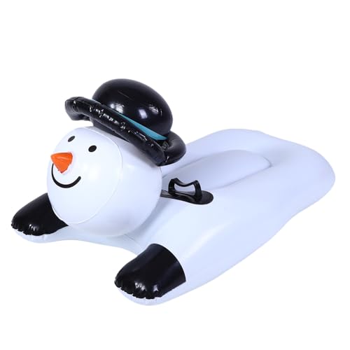 Yechiry Aufblasbarer Schneeschlitten „schneemann“, 42 Zoll, PVC, Verstärkt, Strapazierfähig, mit Stabilen, Rutschfesten Griffen, Reißfest und Kältebeständig, Winterspielzeug Yechiry Aufblasbarer Schneeschlitten „schneemann“, 42 Zoll, PVC, Verstärkt, Strapazierfähig, mit Stabilen, Rutschfesten Griffen, Reißfest und Kältebeständig, Winterspielzeug von Yechiry