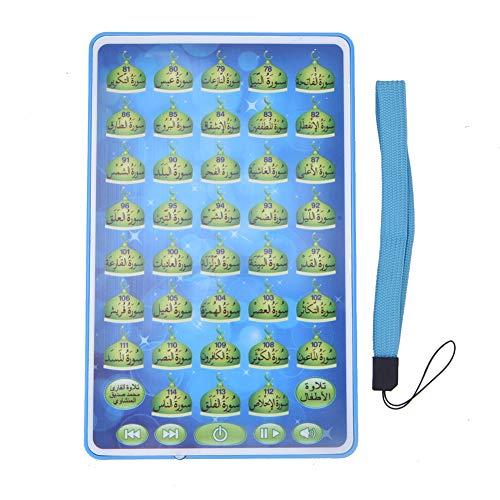 Yechiry Elektronische Lesemaschine, Arabische Lernpads Elektronische Lesemaschine Interaktive Bildungsspielzeug Multi -sensorische Entwicklungssprache Lernmaschine für (Blue) von Yechiry