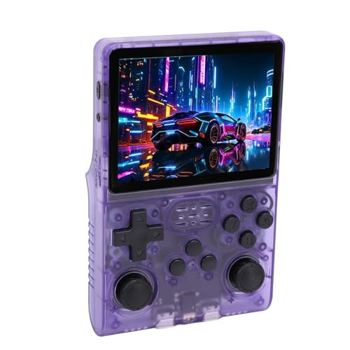 Yechiry Handheld Game Console Retro Video Gaming -Konsole Tragbare Tasche 3,5 Zoll IPS Bildschirm 30000 Spiele 256 GB Speicher 45 Emulatoren mit 3800mAh Akku für RK3326 CPU Mali G31MP (Transparentes Yechiry Handheld Game Console Retro Video Gaming -Konsole Tragbare Tasche 3,5 Zoll IPS Bildschirm 30000 Spiele 256 GB Speicher 45 Emulatoren mit 3800mAh Akku für RK3326 CPU Mali G31MP (Transparentes von Yechiry