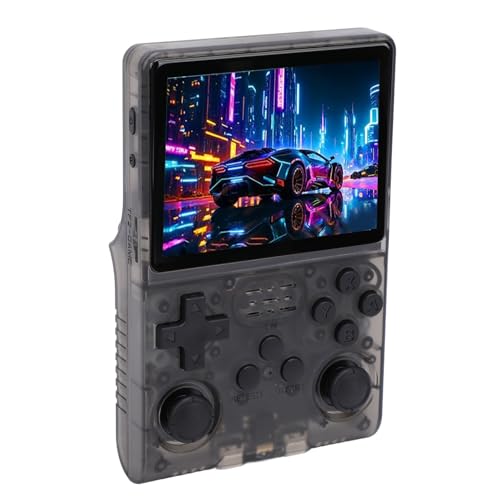 Yechiry Handheld Game Console Retro Video Gaming -Konsole Tragbare Tasche 3,5 Zoll IPS Bildschirm 30000 Spiele 256 GB Speicher 45 Emulatoren mit 3800mAh Akku für RK3326 CPU Mali G31MP (Transparentes Yechiry Handheld Game Console Retro Video Gaming -Konsole Tragbare Tasche 3,5 Zoll IPS Bildschirm 30000 Spiele 256 GB Speicher 45 Emulatoren mit 3800mAh Akku für RK3326 CPU Mali G31MP (Transparentes von Yechiry