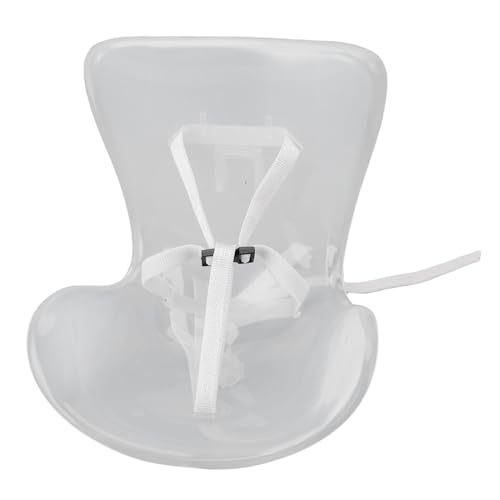 Yechiry Puppenautositz, Autosicherheitsplatz für Spielzeug, Sicherer Spielzeugfigursitz mit Gürtel für 17 cm Puppen, Air -Vent - -Ausstellungsständer, Blind Box -Lüfter und Sammler (Transparent) von Yechiry