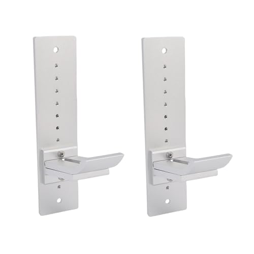 Yechiry RC Model Car Wall Display Hanger Alloy RC Car Stand Lagerregal für 1/18 1/16 1/10 1/8 1/5 Off -Straßen -Crawler -Fahrzeuge mit Vertikaler Raumauslastung (Silver) von Yechiry