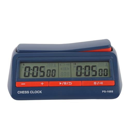 Yechiry Schachuhr, Digitaler Professioneller Timer mit Speicherfunktion, Multifunktionaler Single/Multiple -Countdown für Brettspiele Yechiry Schachuhr, Digitaler Professioneller Timer mit Speicherfunktion, Multifunktionaler Single/Multiple -Countdown für Brettspiele von Yechiry