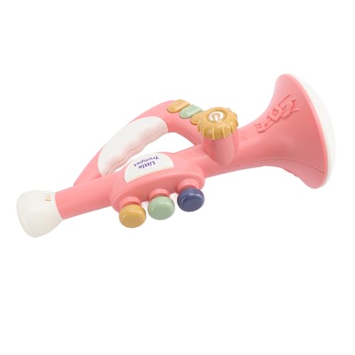 Yechiry -Trompetenspielzeug, Elektronisches Musikinstrument mit Multi -Soundeffekten aus ABS Plastik für Kleinkinder ab 3+ für die Frühe Bildung (PINK) von Yechiry