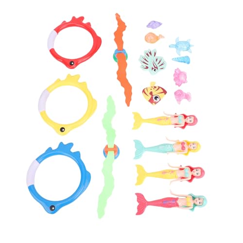 Yechiry Unterwasserpool -Spielzeugset für, Schwimmbadspielspielzeug mit Sinkenden Ringen und Fisch, Farbenfrohe Accessoires Zur Unterhaltsamen Erkundung und Entwicklung Yechiry Unterwasserpool -Spielzeugset für, Schwimmbadspielspielzeug mit Sinkenden Ringen und Fisch, Farbenfrohe Accessoires Zur Unterhaltsamen Erkundung und Entwicklung von Yechiry