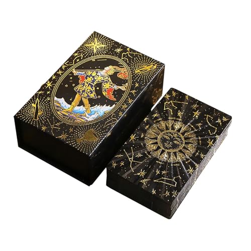 Tarot Cards- Tarotkarten für Anfänger-Black Color Tarot Cards von Yedaoiu