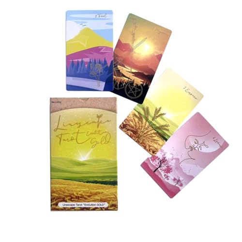 Yedaoiu 12X7cm Landschaft Tarot, Sohn von Arakno Tarot, Kosmische Mond Tarot, Gold Tarotkarten, Wahrsagung, Vorhersage und Geschenke für Familientreffen auf der Reise der Farben-B Yedaoiu 12X7cm Landschaft Tarot, Sohn von Arakno Tarot, Kosmische Mond Tarot, Gold Tarotkarten, Wahrsagung, Vorhersage und Geschenke für Familientreffen auf der Reise der Farben-B von Yedaoiu