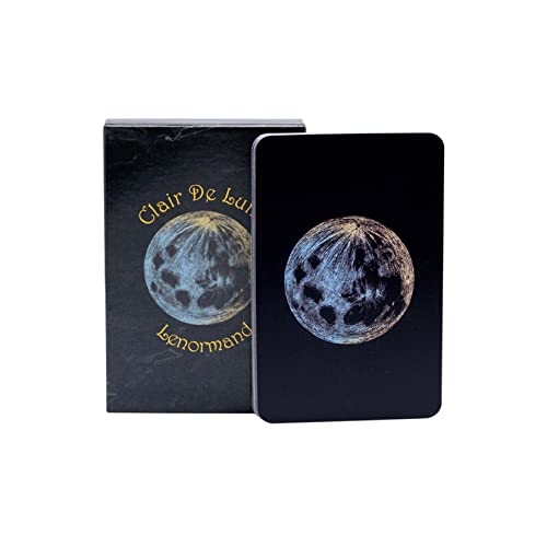 Yedaoiu Moonlight Darkness Tarot, 78 Tarotkarten, Erforschung Der Zukunft Und des Schicksals,Schwarz Yedaoiu Moonlight Darkness Tarot, 78 Tarotkarten, Erforschung Der Zukunft Und des Schicksals,Schwarz von Yedaoiu