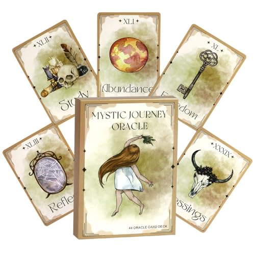 Yedaoiu Mystic Journey Oracle Cards Deck - 44 Cards with Free Digital Guidebook, Spiritual Divination Tools for Self-Discovery & Healing Yedaoiu Mystic Journey Oracle Cards Deck - 44 Cards with Free Digital Guidebook, Spiritual Divination Tools for Self-Discovery & Healing von Yedaoiu