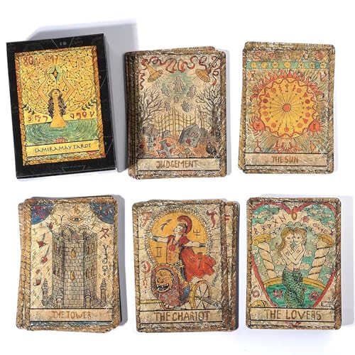 Yedaoiu Samirami Marseille Tarot, Tarotkarte Englisches Handbuch, Kartenspiel Yedaoiu Samirami Marseille Tarot, Tarotkarte Englisches Handbuch, Kartenspiel von Yedaoiu