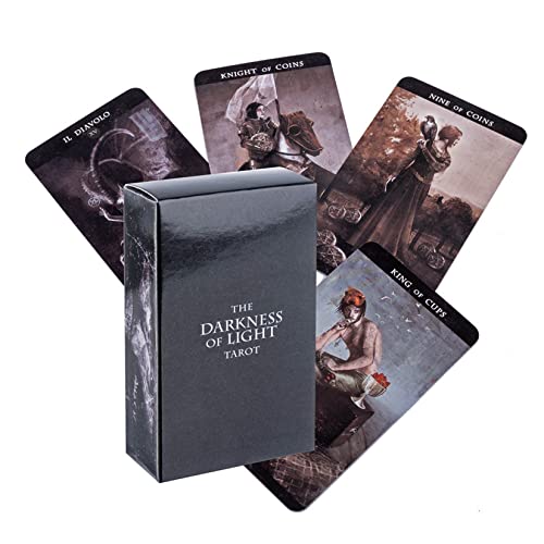 Yedaoiu Tarot Karten,Die Dunkelheit des Lichts Tarot,Vintage 78 Tarot Karten von Yedaoiu