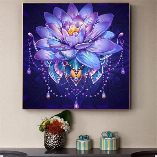 1000 Teile Puzzle für Erwachsene mit Abstrakter Lotus Puzzles, EIN Herausforderndes Rätsel, 1000 Puzzles für Die Ganze Familie, DIY Kunst Puzzle Home Dekoration Geschenke von Yeecer