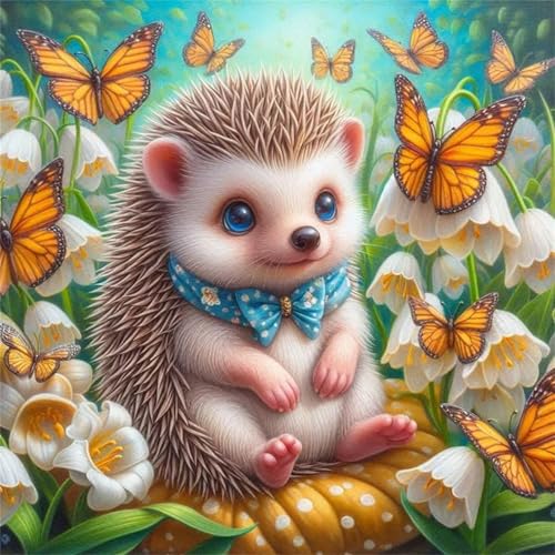 1000 Teile Puzzle für Erwachsene mit Blume Schmetterling Igel Puzzles, EIN Herausforderndes Rätsel,Puzzles für Die Ganze Familie,1000 DIY Kunst Puzzle Home Dekoration Geschenke von Yeecer