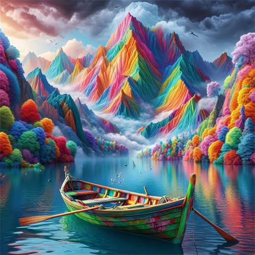 1000 Teile Puzzle für Erwachsene mit Buntes Bergboot Puzzles, EIN Herausforderndes Rätsel, 1000 Puzzles für Die Ganze Familie, DIY Kunst Puzzle Home Dekoration Geschenke 1000 Teile Puzzle für Erwachsene mit Buntes Bergboot Puzzles, EIN Herausforderndes Rätsel, 1000 Puzzles für Die Ganze Familie, DIY Kunst Puzzle Home Dekoration Geschenke von Yeecer