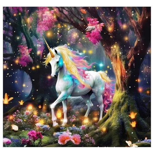 1000 Teile Puzzle für Erwachsene mit Fantasie-Einhorn Puzzles, EIN Herausforderndes Rätsel, 1000 Puzzles für Die Ganze Familie, DIY Kunst Puzzle Home Dekoration Geschenke von Yeecer