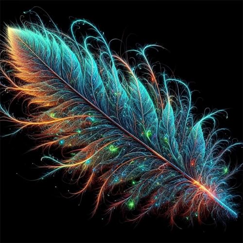 1000 Teile Puzzle für Erwachsene mit Federn Fantasie Puzzles, EIN Herausforderndes Rätsel, 1000 Puzzles für Die Ganze Familie, DIY Kunst Puzzle Home Dekoration Geschenke von Yeecer