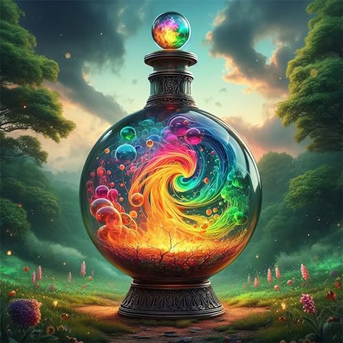 1000 Teile Puzzle für Erwachsene mit Magische Flaschenlandschaft Puzzles, EIN Herausforderndes Rätsel, 1000 Puzzles für Die Ganze Familie, DIY Kunst Puzzle Home Dekoration Geschenke 1000 Teile Puzzle für Erwachsene mit Magische Flaschenlandschaft Puzzles, EIN Herausforderndes Rätsel, 1000 Puzzles für Die Ganze Familie, DIY Kunst Puzzle Home Dekoration Geschenke von Yeecer