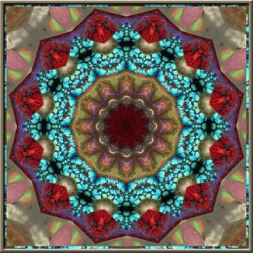 1000 Teile Puzzle für Erwachsene mit Mandala Bunt Puzzles, EIN Herausforderndes Rätsel, 1000 Puzzles für Die Ganze Familie, DIY Kunst Puzzle Home Dekoration Geschenke von Yeecer