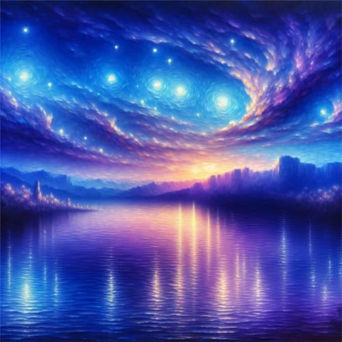 120 Teile Puzzle für Erwachsene mit Blauer Sternenlichtsee Puzzles, EIN Herausforderndes Rätsel,Puzzles für Die Ganze Familie,120 DIY Kunst Puzzle Home Dekoration Geschenke 120 Teile Puzzle für Erwachsene mit Blauer Sternenlichtsee Puzzles, EIN Herausforderndes Rätsel,Puzzles für Die Ganze Familie,120 DIY Kunst Puzzle Home Dekoration Geschenke von Yeecer