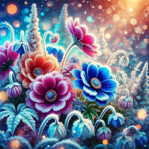 120 Teile Puzzle für Erwachsene mit Eisblumen Puzzles, EIN Herausforderndes Rätsel,Puzzles für Die Ganze Familie,120 DIY Kunst Puzzle Home Dekoration Geschenke von Yeecer