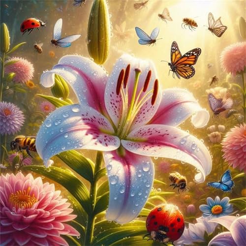 120 Teile Puzzle für Erwachsene mit Frühlingsblumen Schmetterlinge Puzzles, EIN Herausforderndes Rätsel,Puzzles für Die Ganze Familie,120 DIY Kunst Puzzle Home Dekoration Geschenke von Yeecer