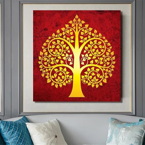 120 Teile Puzzle für Erwachsene mit Goldener Baum Puzzles, EIN Herausforderndes Rätsel, 120 Puzzles für Die Ganze Familie, DIY Kunst Puzzle Home Dekoration Geschenke von Yeecer
