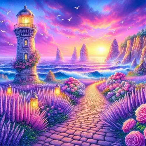 120 Teile Puzzle für Erwachsene mit Lavendel Leuchtturm Meer Puzzles, EIN Herausforderndes Rätsel,Puzzles für Die Ganze Familie,120 DIY Kunst Puzzle Home Dekoration Geschenke 120 Teile Puzzle für Erwachsene mit Lavendel Leuchtturm Meer Puzzles, EIN Herausforderndes Rätsel,Puzzles für Die Ganze Familie,120 DIY Kunst Puzzle Home Dekoration Geschenke von Yeecer