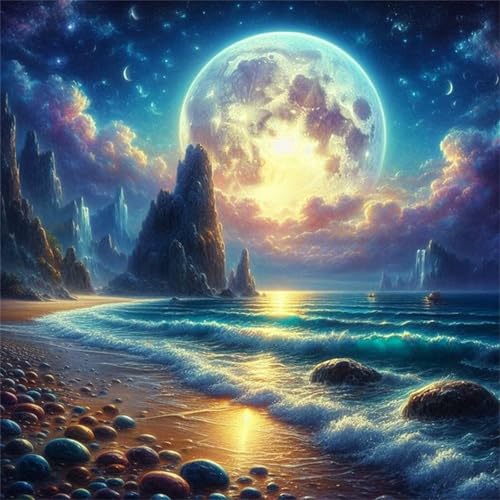 120 Teile Puzzle für Erwachsene mit Mondscheinmeer Puzzles, EIN Herausforderndes Rätsel,Puzzles für Die Ganze Familie,120 DIY Kunst Puzzle Home Dekoration Geschenke 120 Teile Puzzle für Erwachsene mit Mondscheinmeer Puzzles, EIN Herausforderndes Rätsel,Puzzles für Die Ganze Familie,120 DIY Kunst Puzzle Home Dekoration Geschenke von Yeecer