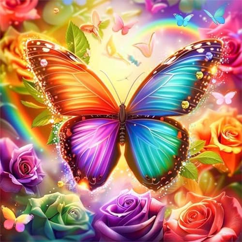 120 Teile Puzzle für Erwachsene mit Regenbogen-Schmetterlingsrosen Puzzles, EIN Herausforderndes Rätsel,Puzzles für Die Ganze Familie,120 DIY Kunst Puzzle Home Dekoration Geschenke 120 Teile Puzzle für Erwachsene mit Regenbogen-Schmetterlingsrosen Puzzles, EIN Herausforderndes Rätsel,Puzzles für Die Ganze Familie,120 DIY Kunst Puzzle Home Dekoration Geschenke von Yeecer