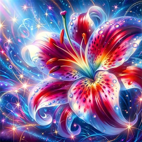 120 Teile Puzzle für Erwachsene mit Sternenlichtlilie Puzzles, EIN Herausforderndes Rätsel,Puzzles für Die Ganze Familie,120 DIY Kunst Puzzle Home Dekoration Geschenke von Yeecer