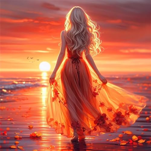 120 Teile Puzzle für Erwachsene mit Strand Sonnenuntergang Mädchen Puzzles, EIN Herausforderndes Rätsel,Puzzles für Die Ganze Familie,120 DIY Kunst Puzzle Home Dekoration Geschenke von Yeecer